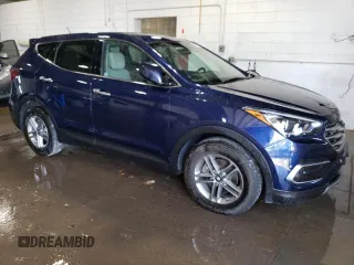 2018 Hyundai Santa Fe 2.4L z VIN 5XYZTDLB4JG553894, wystawiony jako Copart lot #56859585 z przebiegiem 97 313 mil mil oraz Szkoda całkowita • Salvage title. Historia ofert i sprzedaży dostępna na DreamBid. Obrazek 4.