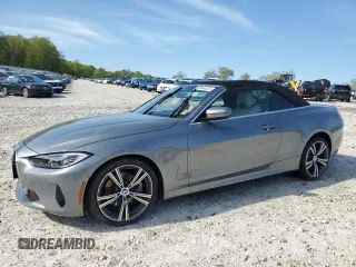 2024 BMW 4 Series 430i xDrive z VIN WBA43AT07RCN14253, wystawiony jako Copart lot #56849325 z przebiegiem Nie podano mil oraz Szkoda całkowita • Salvage title. Historia ofert i sprzedaży dostępna na DreamBid. Obrazek 1.