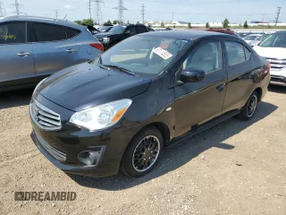 2019 Mitsubishi Mirage ES with VIN ML32F3FJ6KHF06368, listed as a Copart auction lot 63114555 with 126,772 mi miles and Salvage title. Bid and sale history available at DreamBid. Image 1.