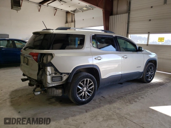2017 GMC Acadia SLT with VIN 1GKKNMLS7HZ192222, listed as a Copart auction lot 49385445 with 126,981 mi miles and Salvage title. Bid and sale history available at DreamBid. Image 3.