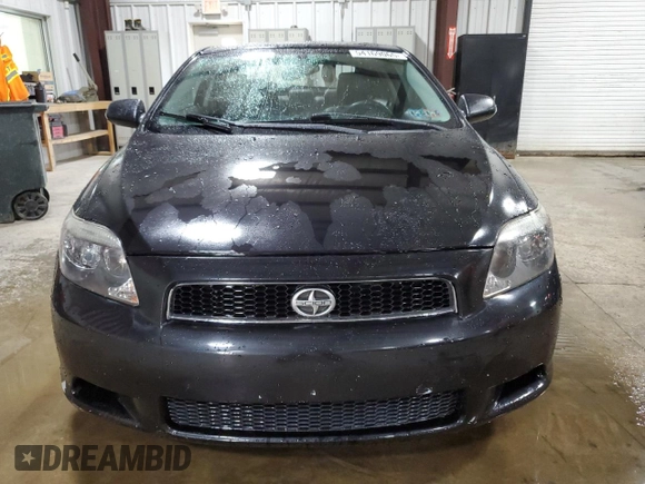 2007 Scion tC Spec with VIN JTKDE167770199354, listed as a Copart auction lot 54169065 with 165,076 mi miles and Salvage Title. Bid and sale history available at carsss.com. Image 5.