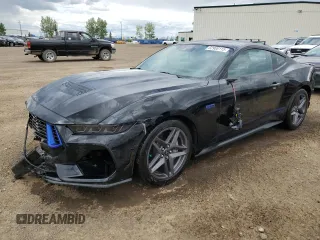 2024 Ford Mustang GT with VIN 1FA6P8CF3R5432009, listed as a Copart auction lot 62908115 with 22,552 mi miles and Salvage title. Bid and sale history available at DreamBid. Image 1.