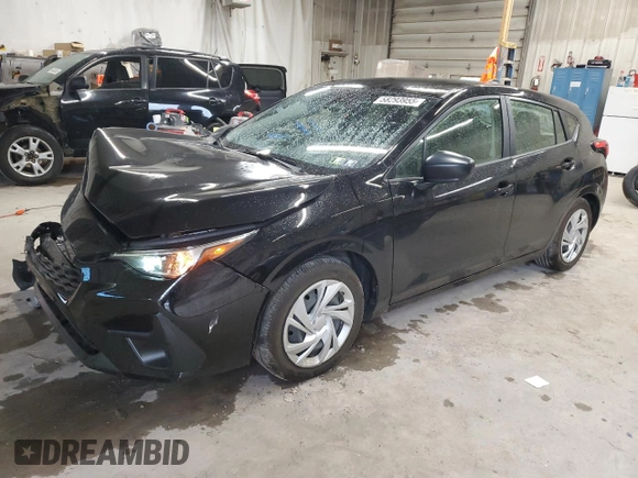 2024 Subaru Impreza z VIN JF1GUABCXR8342463, wystawiony jako Copart lot #58293955 z przebiegiem 12 273 mil mil oraz Szkoda całkowita • Salvage title. Historia ofert i sprzedaży dostępna na DreamBid. Obrazek 1.