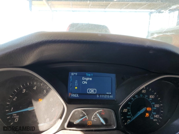 2014 Ford Focus SE with VIN 1FADP3K24EL284676, listed as a Copart auction lot 50274105 with 111,215 mi miles and Salvage Title. Bid and sale history available at carsss.com. Image 9.