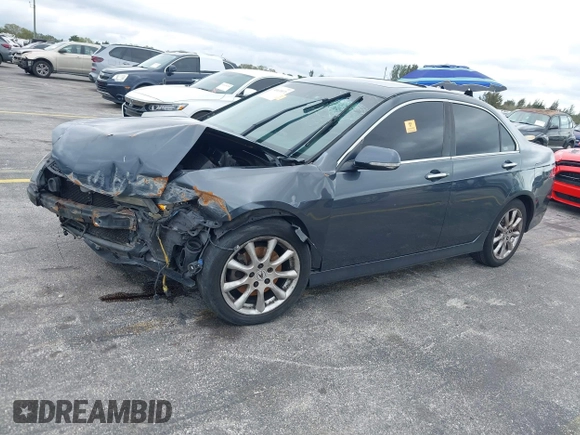 2006 Acura TSX Navi with VIN JH4CL96906C005218, listed as a IAAI auction lot 41633071 with 216,581 mi miles and . Bid and sale history available at DreamBid. Image 2.