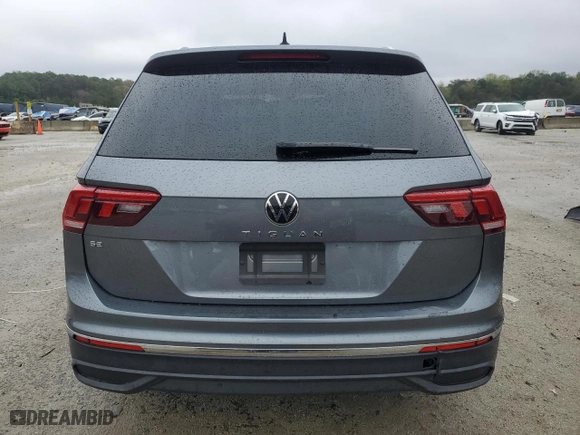 2023 Volkswagen Tiguan SE with VIN 3VVNB7AX9PM074210, listed as a Copart auction lot 50204305 with 15,220 mi miles and Clean Title. Bid and sale history available at carsss.com. Image 6.