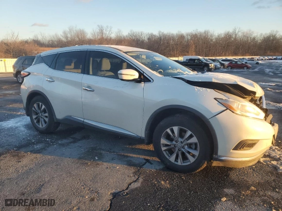 2016 Nissan Murano SL with VIN 5N1AZ2MH2GN158743, listed as a Copart auction lot 87516435 with 101,191 mi miles and Salvage Title. Bid and sale history available at carsss.com. Image 4.