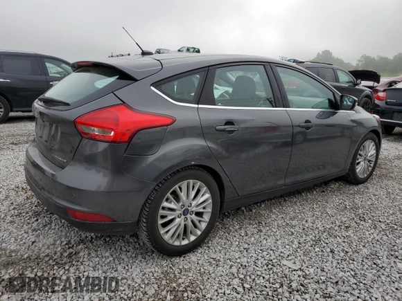 2018 Ford Focus Titanium with VIN 1FADP3N2XJL232751, listed as a Copart auction lot 58361415 with 31,542 mi miles and Salvage title. Bid and sale history available at DreamBid. Image 3.