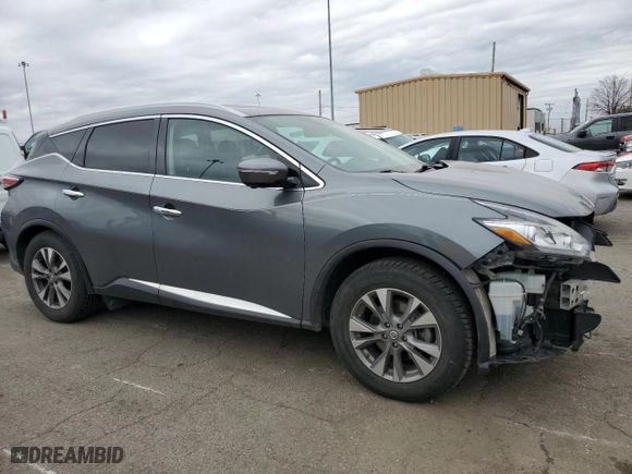 2015 Nissan Murano SL with VIN 5N1AZ2MH5FN258169, listed as a Copart auction lot 49240345 with 101,885 mi miles and Salvage Title. Bid and sale history available at carsss.com. Image 4.