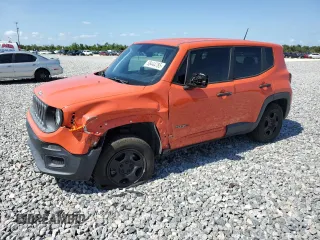 2018 Jeep Renegade Sport with VIN ZACCJBAB9JPH14873, listed as a Copart auction lot 58444785 with 106,816 mi miles and Salvage title. Bid and sale history available at DreamBid. Image 1.