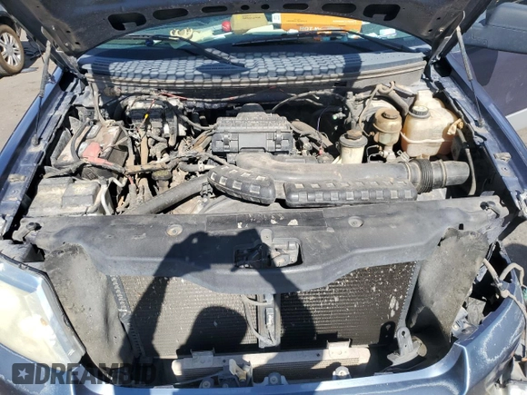 2005 Ford F-150 XLT with VIN 1FTPX145X5NA55054, listed as a Copart auction lot 56250845 with 260,876 mi miles and Salvage title. Bid and sale history available at DreamBid. Image 11.