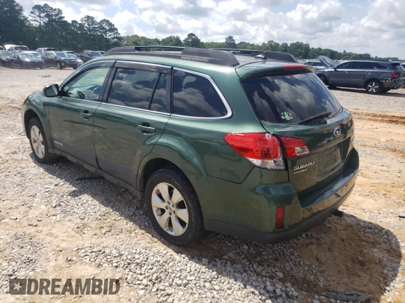 2012 Subaru Outback Limited with VIN 4S4BRBJCXC3204046, listed as a Copart auction lot 58005655 with 300,969 mi miles and Salvage title. Bid and sale history available at DreamBid. Image 2.
