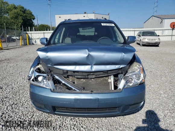2012 Kia Sedona LX with VIN KNDMG4C70C6447748, listed as a Copart auction lot 71377294 with 146,057 mi miles and Salvage Title. Bid and sale history available at carsss.com. Image 5.