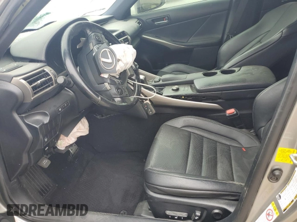 2016 Lexus IS 200t with VIN JTHBA1D28G5036909, listed as a Copart auction lot 59609255 with 141,049 mi miles and Salvage title. Bid and sale history available at DreamBid. Image 7.