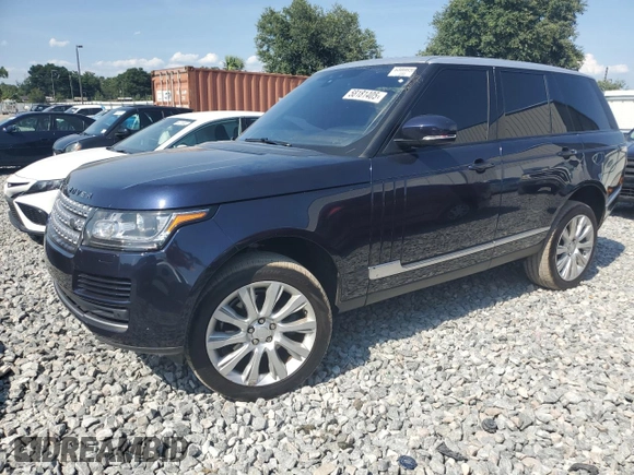2017 Land Rover Range Rover HSE z VIN SALGS2FK6HA354794, wystawiony jako Copart lot #58181405 z przebiegiem 76 443 mil mil oraz Czysty tytuł • Clean title. Historia ofert i sprzedaży dostępna na DreamBid. Obrazek 1.