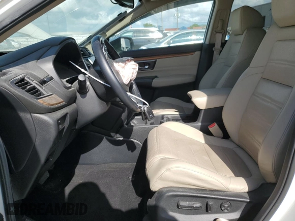 2018 Honda CR-V Touring with VIN 5J6RW1H9XJL010690, listed as a Copart auction lot 53554015 with 90,158 mi miles and Salvage Title. Bid and sale history available at DreamBid. Image 7.