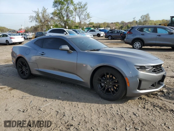 2022 Chevrolet Camaro 1LT with VIN 1G1FB1RX3N0100457, listed as a Copart auction lot 53670885 with 32,837 mi miles and Salvage title. Bid and sale history available at DreamBid. Image 4.