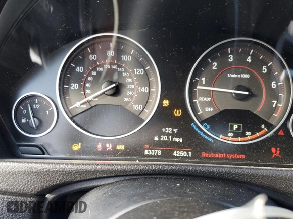 2017 BMW 3 Series 340i xDrive with VIN WBA8B7G39HNU38002, listed as a Copart auction lot 83716054 with 83,378 mi miles and Salvage title. Bid and sale history available at DreamBid. Image 9.