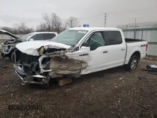 2017 Ford F-150 XL with VIN 1FTEW1EP0HFA32102, listed as a Copart auction lot 49700635 with 206,768 mi miles and Salvage Title. Bid and sale history available at carsss.com. Image 1.