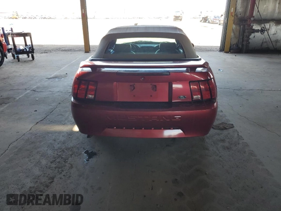 2003 Ford Mustang Deluxe with VIN 1FAFP44493F407753, listed as a Copart auction lot 59378035 with 131,050 mi miles and Salvage title. Bid and sale history available at DreamBid. Image 6.