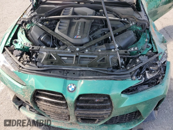 2022 BMW M4 Competition xDrive with VIN WBS43AZ06NCK19447, listed as a Copart auction lot 70302374 with 23,829 mi miles and Salvage Title. Bid and sale history available at carsss.com. Image 12.