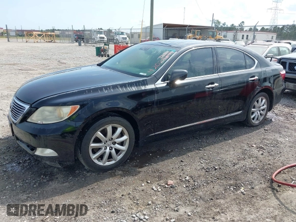 2007 Lexus LS 460 with VIN JTHBL46F475037342, listed as a IAAI auction lot 42027382 with 262,434 mi miles. Bid and sale history available at carsss.com. Image 18.