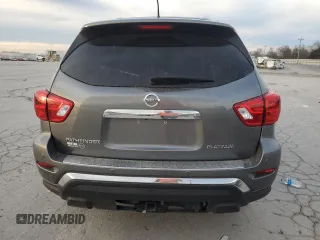 2018 Nissan Pathfinder Platinum z VIN 5N1DR2MN5JC610951, wystawiony jako Copart lot #46655905 z przebiegiem 97 539 mil mil oraz Szkoda całkowita • Salvage title. Historia ofert i sprzedaży dostępna na DreamBid. Obrazek 6.