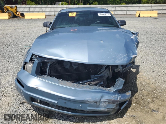 2005 Ford Mustang Deluxe z VIN 1ZVFT80N155224106, wystawiony jako Copart lot #56429875 z przebiegiem 80 238 mil mil oraz Szkoda całkowita • Salvage title. Historia ofert i sprzedaży dostępna na DreamBid. Obrazek 5.