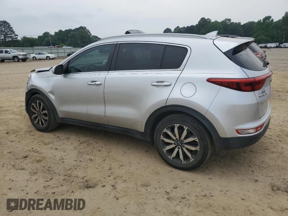 2017 Kia Sportage EX with VIN KNDPN3AC7H7085738, listed as a Copart auction lot 57308715 with 159,434 mi miles and Salvage title. Bid and sale history available at DreamBid. Image 2.