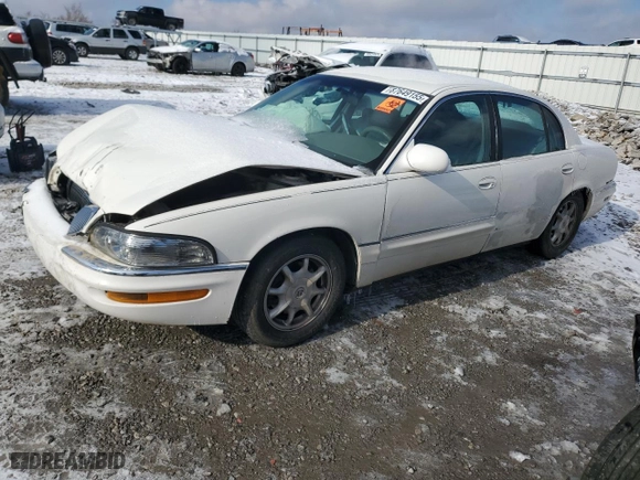 2001 Buick Park Avenue with VIN 1G4CW54K114150807, listed as a Copart auction lot 87649155 with 159472 miles and Salvage Title. Bid and sale history available at carsss.com. Image 1.