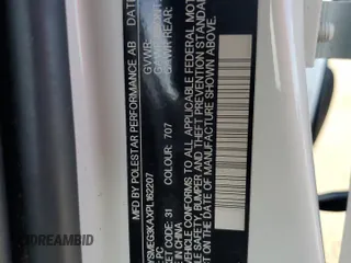 2023 Polestar 2 z VIN YSMEG3KAXPL162207, wystawiony jako Copart lot #49666525 z przebiegiem 57 423 mil mil oraz Tytuł czysty. Historia ofert i sprzedaży dostępna na DreamBid. Obrazek 12.