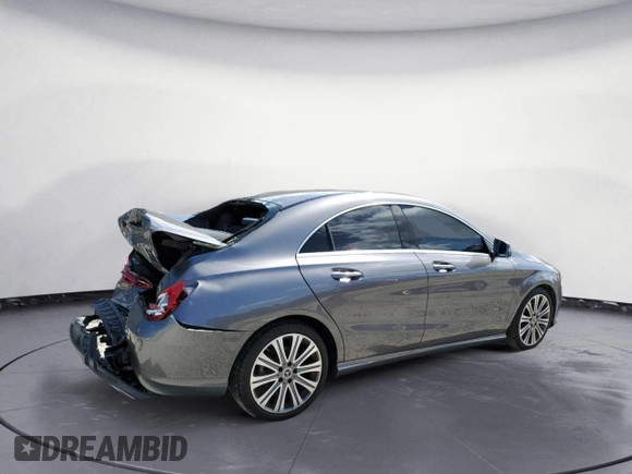 2018 Mercedes-Benz CLA with VIN WDDSJ4EB5JN662321, listed as a Copart auction lot 49166413 with 12,424 mi miles. Bid and sale history available at carsss.com. Image 3.