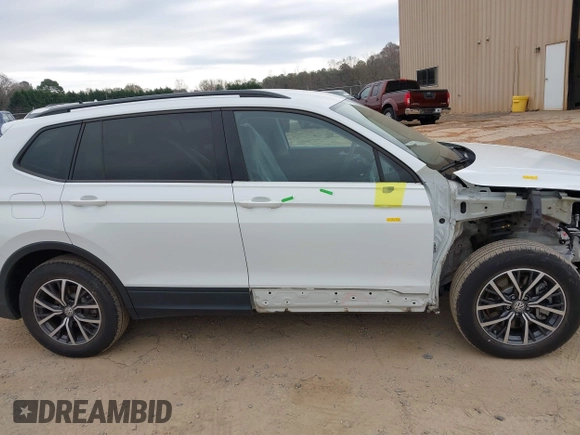 2021 Volkswagen Tiguan S with VIN 3VV1B7AX5MM086946, listed as a IAAI auction lot 41763747 with 41,713 mi miles and . Bid and sale history available at DreamBid. Image 14.