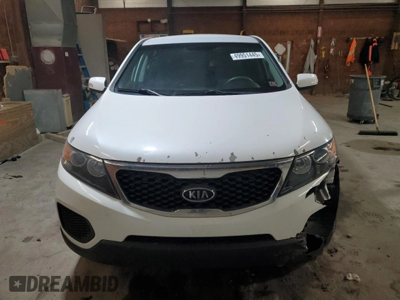 2013 Kia Sorento LX with VIN 5XYKTCA67DG343893, listed as a Copart auction lot 49951445 with 91,981 mi miles and Salvage Title. Bid and sale history available at carsss.com. Image 5.
