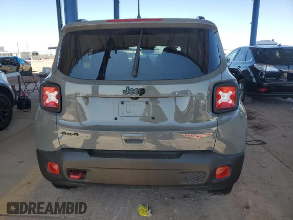2023 Jeep Renegade Trailhawk with VIN ZACNJDC10PPP37182, listed as a Copart auction lot 49251315 with 13,779 mi miles and Salvage title. Bid and sale history available at DreamBid. Image 6.