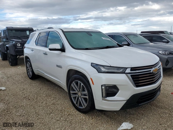 2023 Chevrolet Traverse High Country with VIN 1GNERNKW7PJ251376, listed as a Copart auction lot 78498254 with 0 mi miles and Non Repairable. Bid and sale history available at carsss.com. Image 4.