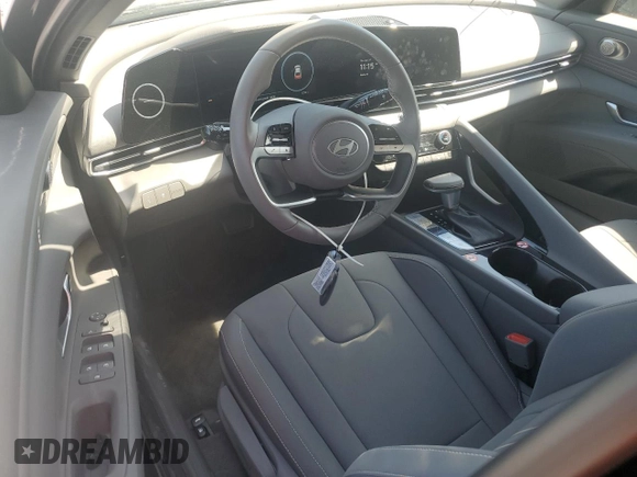 2025 Hyundai Elantra SEL Convenience with VIN KMHLS4DG8SU933531, listed as a Copart auction lot 54520365 with 3,295 mi miles and Clean Title. Bid and sale history available at DreamBid. Image 8.