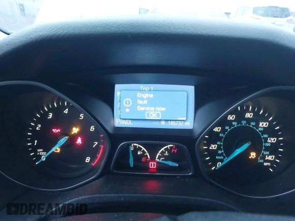 2013 Ford Focus SE with VIN 1FADP3F29DL343536, listed as a IAAI auction lot 41396247 with 185,737 mi miles. Bid and sale history available at carsss.com. Image 7.