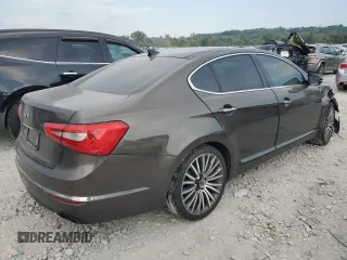 2014 Kia Cadenza Premium with VIN KNALN4D7XE5123308, listed as a Copart auction lot 69380904 with 164,079 mi miles and Salvage Title. Bid and sale history available at carsss.com. Image 3.