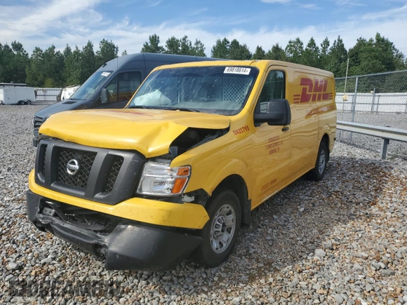 2021 Nissan NV Cargo SV с VIN 1N6BF0KYXMN810378, выставлен на аукционе Copart как лот 80171284 с пробегом 105 208 миль миль и Списание • Salvage title. История ставок и продаж доступна на DreamBid. Изображение 1.