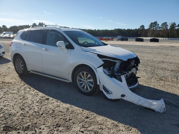 2019 Buick Envision Essence with VIN LRBFXCSA7KD026392, listed as a Copart auction lot 45635395 with 43,090 mi miles and Salvage Title. Bid and sale history available at carsss.com. Image 4.