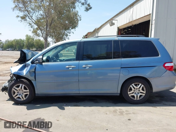 2007 Honda Odyssey EX-L with VIN 5FNRL38727B142735, listed as a IAAI auction lot 42093062 with 195,653 mi miles and . Bid and sale history available at DreamBid. Image 14.