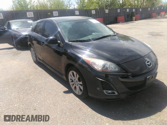 2011 Mazda 3 s Sport with VIN JM1BL1K67B1496970, listed as a IAAI auction lot 42155075 with 158,725 mi miles. Bid and sale history available at carsss.com. Image 1.