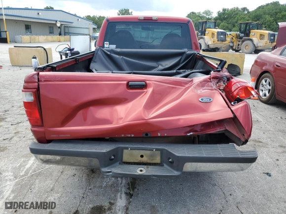 2001 Ford Ranger XL with VIN 1FTYR10D21TA77146, listed as a Copart auction lot 60908893 with 133,765 mi miles and Salvage Title. Bid and sale history available at carsss.com. Image 6.