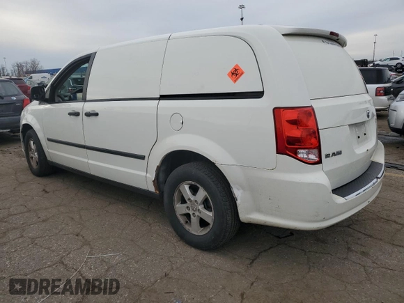 2013 Ram Cargo Van Tradesman with VIN 2C4JRGAG5DR545072, listed as a Copart auction lot 80321864 with 239,862 mi miles and Clean Title. Bid and sale history available at carsss.com. Image 2.