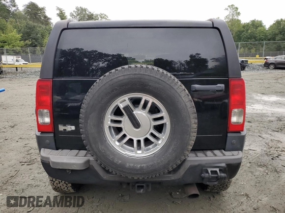 2006 Hummer H3 with VIN 5GTDN136568111185, listed as a Copart auction lot 73038594 with 127,278 mi miles and Clean Title. Bid and sale history available at carsss.com. Image 6.