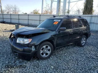 2007 Subaru Forester X with VIN JF1SG63657H712867, listed as a Copart auction lot 81040504 with 199,673 mi miles and Salvage Title. Bid and sale history available at carsss.com. Image 1.