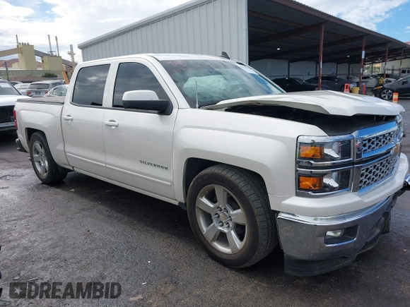 2015 Chevrolet Silverado 1500 LT with VIN 3GCPCREC2FG147373, listed as a IAAI auction lot 40613376 with 102,521 mi miles and . Bid and sale history available at DreamBid. Image 1.