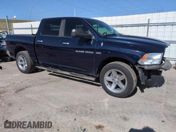 2012 Ram 1500 Big Horn with VIN 1C6RD7LT1CS298813, listed as a Copart auction lot 52612445 with 138,451 mi miles and Clean Title. Bid and sale history available at carsss.com. Image 4.