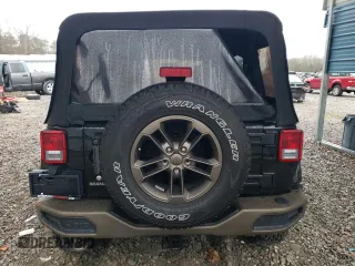 2016 Jeep Wrangler Unlimited 75th Anniversary with VIN 1C4BJWEG2GL221624, listed as a Copart auction lot 44678795 with 50,314 mi miles and Salvage Title. Bid and sale history available at carsss.com. Image 6.